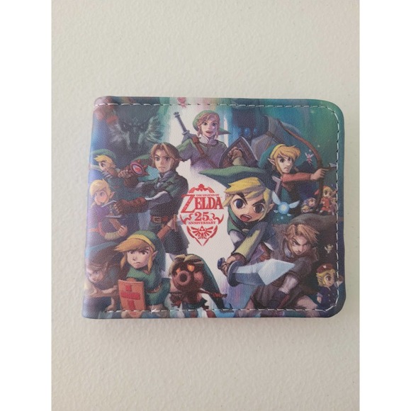 Nintendo Switch The Legend of Zelda Link Green One Size Leather Purse Wallet B - Picture 3 of 3